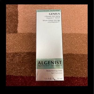 New in box Algenist Genius Ultimate Anti Aging Vitamin C+ serum. 1 fl oz/ 30 ml